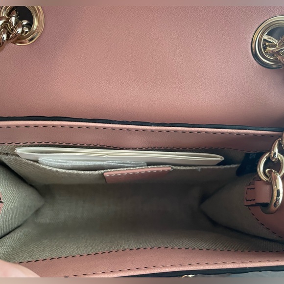NEW Gucci Emily Guccissima Pink Small Crossbody Bag Horse-bit embellishment - Picture 9 of 10